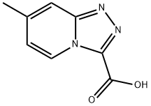 7-Methyl-[1,2,4]triazolo[4,3-a]pyridine-3-carboxylic acid Struktur