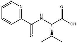 3-methyl-2-(pyridin-2-ylformamido)butanoic acid Struktur