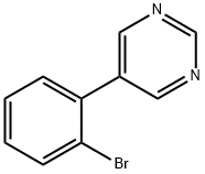 5-(2-BROMOPHENYL)PYRIMIDINE Struktur