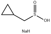 sodium cyclopropylmethanesulfinate Struktur