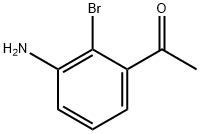 1-(3-Amino-2-bromo-phenyl)-ethanone Struktur