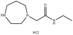 2-(1,4-DIAZEPAN-1-YL)-N-ETHYLACETAMIDE DIHYDROCHLORIDE Struktur