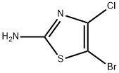 5-bromo-4-chloro-thiazol-2-ylamine Struktur