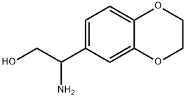 2-(2H,3H-BENZO[3,4-E]1,4-DIOXIN-6-YL)-2-AMINOETHAN-1-OL Struktur