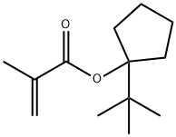 1-(叔丁基)環(huán)戊基甲基丙烯酸酯 結(jié)構(gòu)式