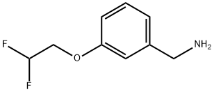 [3-(2,2-DIFLUOROETHOXY)PHENYL]METHANAMINE Struktur