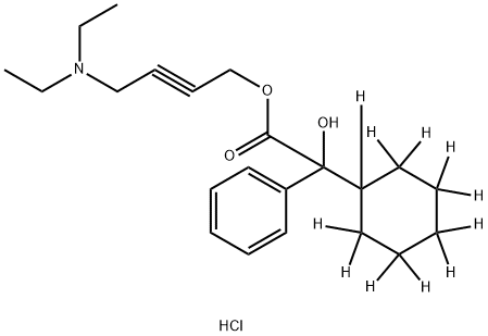 Oxybutynin D11 hydrochloride Struktur