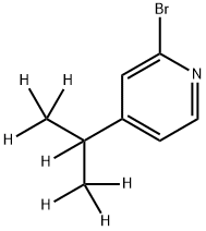 2-Bromo-4-(iso-propyl-d7)-pyridine Struktur