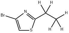 4-Bromo-2-(ethyl-d5)-thiazole Struktur