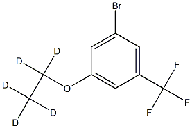 3-Trifluoromethyl-5-(ethoxy-d5)-bromobenzene Struktur