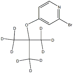 2-Bromo-4-(tert-butoxy-d9)-pyridine Struktur