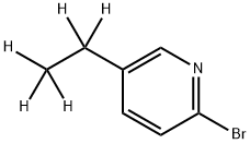 2-Bromo-5-(ethyl-d5)-pyridine Struktur