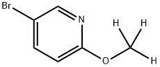 3-Bromo-6-(methoxy-d3)-pyridine Struktur