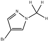 4-Bromo-1-(methyl-d3)-pyrazole Struktur