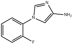 4-Amino-1-(2-fluorophenyl)imidazole Struktur