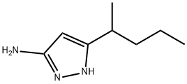 3-(pentan-2-yl)-1H-pyrazol-5-amine Struktur