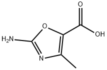 2-amino-4-methyloxazole-5-carboxylic acid Struktur