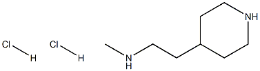 methyl[2-(piperidin-4-yl)ethyl]amine dihydrochloride Struktur