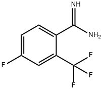 4-fluoro-2-(trifluoromethyl)benzamidine Struktur