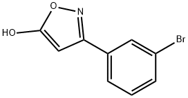 3-(3-bromophenyl)-1,2-oxazol-5-ol Struktur