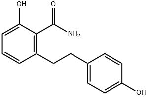 2-hydroxy-6-(4-hydroxyphenethyl)benzaMide Struktur