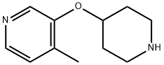 4-methyl-3-(piperidin-4-yloxy)pyridine Struktur