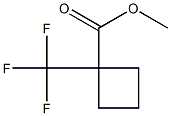 methyl 1-(trifluoromethyl)cyclobutane-1-carboxylate Struktur