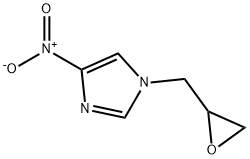 1H-Imidazole, 4-nitro-1-(2-oxiranylmethyl)- Struktur