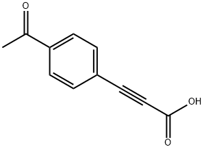 3-(4-acetylphenyl)propiolic acid Struktur