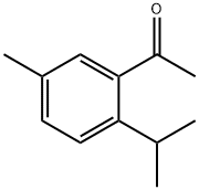 Ethanone, 1-[5-methyl-2-(1-methylethyl)phenyl]- Struktur