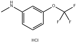 N-methyl-3-(trifluoromethoxy)aniline hydrochloride Struktur