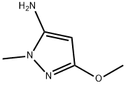 1H-Pyrazol-5-amine, 3-methoxy-1-methyl- Struktur