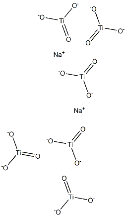 Disodium hexatitanate Struktur