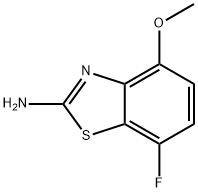 7-Fluoro-4-methoxybenzo[d]thiazol-2-amine Struktur