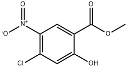 Methyl 4-chloro-2-hydroxy-5-nitrobenzoate Struktur