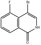 4-Bromo-5-fluoro-1,2-dihydroisoquinolin-1-one Struktur