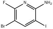 5-bromo-6-fluoro-3-iodopyridin-2-amine Struktur