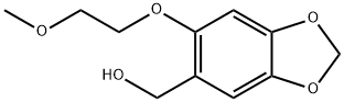 [6-(2-methoxyethoxy)-2H-1,3-benzodioxol-5-yl]methanol Struktur