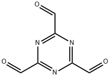 1,3,5-Triazine-2,4,6-tricarboxaldehyde Structure