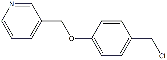 3-[4-(chloromethyl)phenoxymethyl]pyridine Struktur