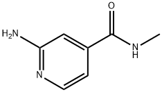 2-amino-N-methylpyridine-4-carboxamide Struktur