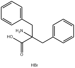 2-amino-2-benzyl-3-phenylpropanoic acid hydrobromide Struktur