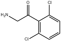 2-amino-1-(2,6-dichlorophenyl)ethanone Struktur