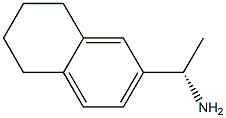 (1S)-1-(5,6,7,8-TETRAHYDRONAPHTHALEN-2-YL)ETHANAMINE Struktur