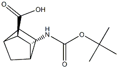 (2R,3R)-3-[(TERT-BUTOXYCARBONYL)AMINO]BICYCLO[2.2.1]HEPTANE-2-CARBOXYLIC ACID Struktur