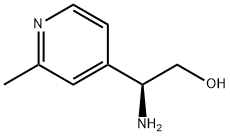 (2S)-2-AMINO-2-(2-METHYL(4-PYRIDYL))ETHAN-1-OL Struktur