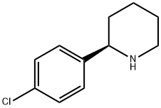 (2R)-2-(4-chlorophenyl)piperidine Struktur