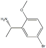 (S)-1-(5-bromo-2-methoxyphenyl)ethan-1-amine Struktur