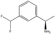 (1R)-1-[3-(DIFLUOROMETHYL)PHENYL]ETHYLAMINE Struktur