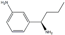 3-((1R)-1-AMINOBUTYL)PHENYLAMINE Struktur